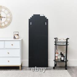 Large Frameless Art Deco Wall Mirror 52cm x 142cm full length tall slim