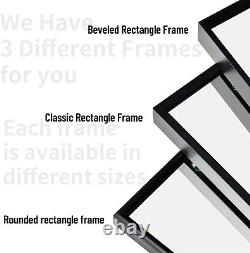 Large Full Length Floor Mirror 140x40cm with Black Aluminium Alloy Frame