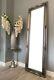 Large Full Length Leaning Mirror 142cm X 47cm Silver Vintage Traditional Bedroom