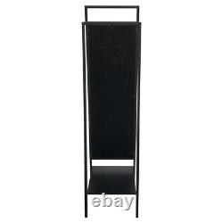 Large Full Length Mirror with Storage Rack Floor Standing Dressing Makeup Mirror