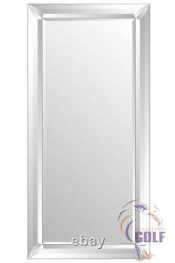 Large Full Length Modena Triple Bevel Surround Wall Mirror 5ft5 x 2ft7