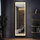 Large Full Length Wall Mirror With Led Lights Floor Standing Modern Furniture