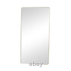 Large Gold Curved Framed Wall / Leaner Mirror 160cm x 80cm full length