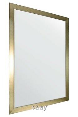 Large Gold Mirror Modern Wall Leaner Full Length Bevelled Mirror 200cm x 140cm
