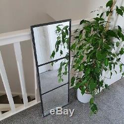 Large Long Wall Mirror Leaner Full Length Floor Bedroom black window style