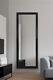 Large Mirror Full Length Classic Ornate Styled Black 6ft X 2ft4 180cm X 70cm