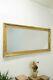 Large Mirror Full Length Leaner Floor Classic Gold 5ft7 X 2ft7 170cm X 79cm