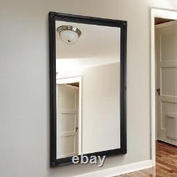 Large Mirror Full Length Leaner Long Black Antique Wall 5Ft6 X 3Ft6 167x106cm