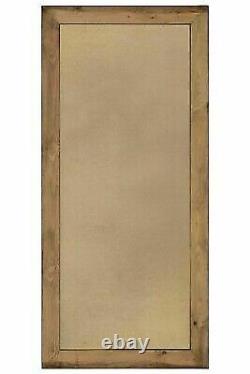 Large Mirror Full Length Long Leaner Wood Wall 5ft8 x 2ft8 172cm x 81cm