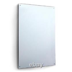 Large Mirror Glass With 4 Holes Home Gym Etc Safety Backed 6Ft X 3Ft 183 X 91cm