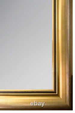 Large Mirror Gold Black Modern Chic Design Leaner Wall 167 x 106CM Full length