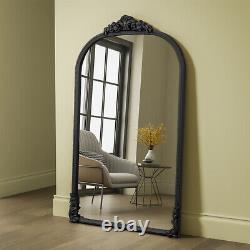 Large Mirror Leaner Antique Full Length Black Wall Dressing Hall Decorate Mirror