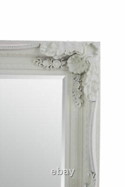 Large Mirror Louis Cream Ivory Antique Full Length Leaner Wall 185cm x 123cm