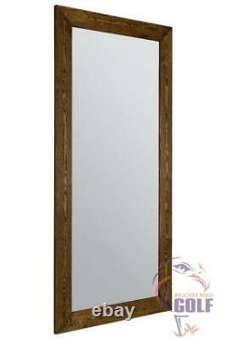 Large Mirror Natural Full Length Long Leaner Wood Wall 5ft8 x 2ft8