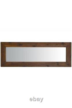 Large Mirror Natural Solid Wood Full length Dressing Long Wall 142cm X 51cm
