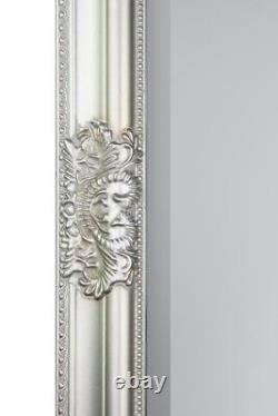 Large Mirror Silver Full Length Wall Mounted 5ft3 x 2ft5 160cm x 73cm