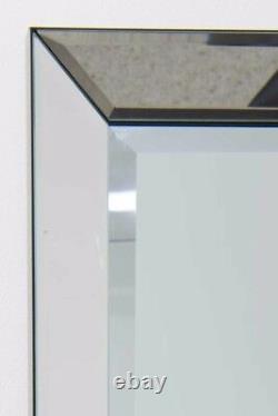 Large Modern Frameless Wall Full Length Mirror Rectangle 5Ft10 x 2Ft6 178 x 76cm