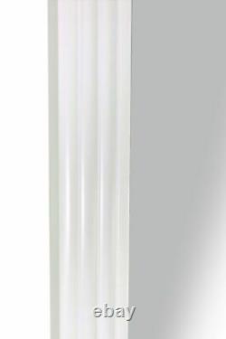 Large Modern White Layered Full Length Wall / Leaner Mirror 167cmX75cm RRP £130