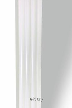 Large Modern White Layered Full Length Wall / Leaner Mirror 167cmX75cm RRP £130