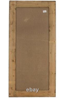 Large Natural Full Length Long Leaner Wood Wall Mirror 6Ft X 3Ft 179cm X 87cm