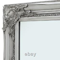 Large Ornate Arched Mirror Silver Full Length Wall Leaner Floor Mirror 12060cm