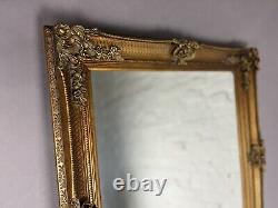 Large Rococo Standing Full Length Vintage Gilt Gold framed mirror