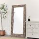 Large Rustic Wooden Wall/leaner Mirror 158cm X 78cm Full Length Tall Huge