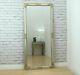 Large Vintage Full Length Champagne Ornate Leaner Wall Hanging Mirror 160 X 74cm