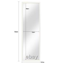 Large Wall Mountable Wall Hanging Mirror Rectangle Leaner Full Length Hallway