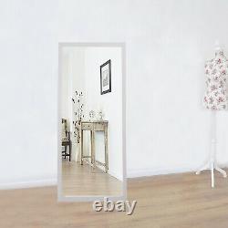Large Wall Mountable Wall Hanging Mirror Rectangle Leaner Full Length Hallway