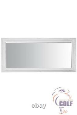 Large White Leaner Full Length Wall Mirror 5ft7 x 2ftt7 (170cm x 79cm)