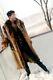 Large Xl Full Length Finnish Raccoon Fur Coat Feathered With Storage Bag Unisex