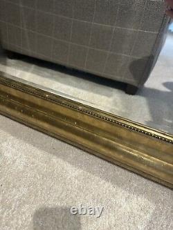 Large gold full length mirror