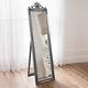 Leighton Silver Large Shabby Chic Full Length Cheval Floor Mirror 170cm X 45cm
