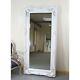 Louis X Large Full Length Wall Leaner Mirror White- 2'11 X 5'9 (35x 69)