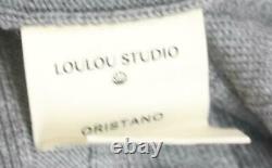 Loulou Studio Ribbed Wool Turtleneck Maxi Dress Large