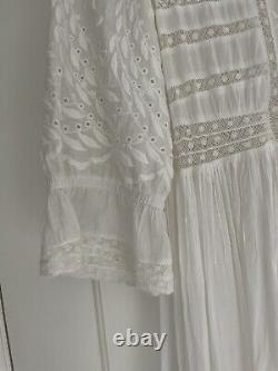 Love shack fancy White maxi dress Size L