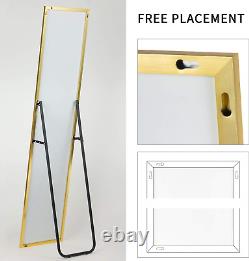 MIRUO Floor Length Mirror, Full Standing Mirror with Large View and Wide View 65