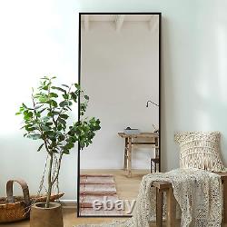 MIRUO Full Length, Floor Mirror Large Wall Mounted, Bedroom, Dressing Mirror Alu