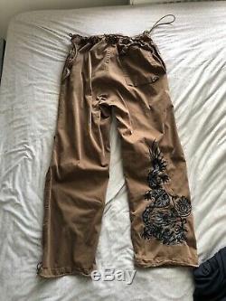 Maharishi Mens Olive Snopants With Dragon Embroidered Detail