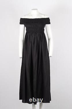 Matteau Off The Shoulder Cotton Maxi Dress Uk 12