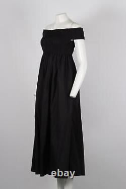 Matteau Off The Shoulder Cotton Maxi Dress Uk 12