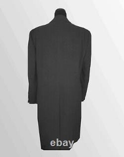 Men's Christian Dior Monsieur Full Length Overcoat 100% Wool Large