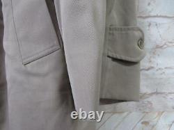 Mens Vintage Burberrys Single Breasted Full Length Coat Uk Size Large / A31 116