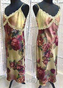 Michal Negrin Full-Length Elegant Colored Flowers Dress Size L- NWT