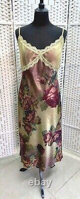 Michal Negrin Full-Length Elegant Colored Flowers Dress Size L- NWT