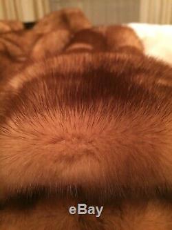 Mink fur coat full length New