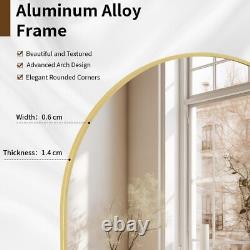 Mirror Full Length Large Free Standing Mirror Full Length with Round Corners Wal