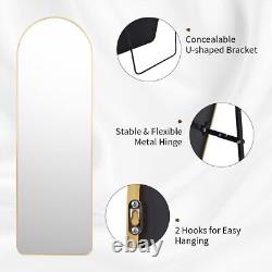 Mirror Full Length Large Free Standing Mirror Full Length with Round Corners Wal