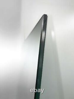 Modern Frameless Large Arch Oversized Full-Length Leaner Mirror 6mm Silver
